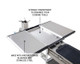 Ford Bronco Komodo Camp Kitchen - Dual Grill, Skillet, Folding Shelves, and Rocket Tower - Stainless Steel by Overland Vehicle Systems - 30100001